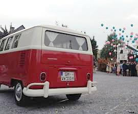 Historischer VW Bulli T1 gemietet für Junggesellenabschied